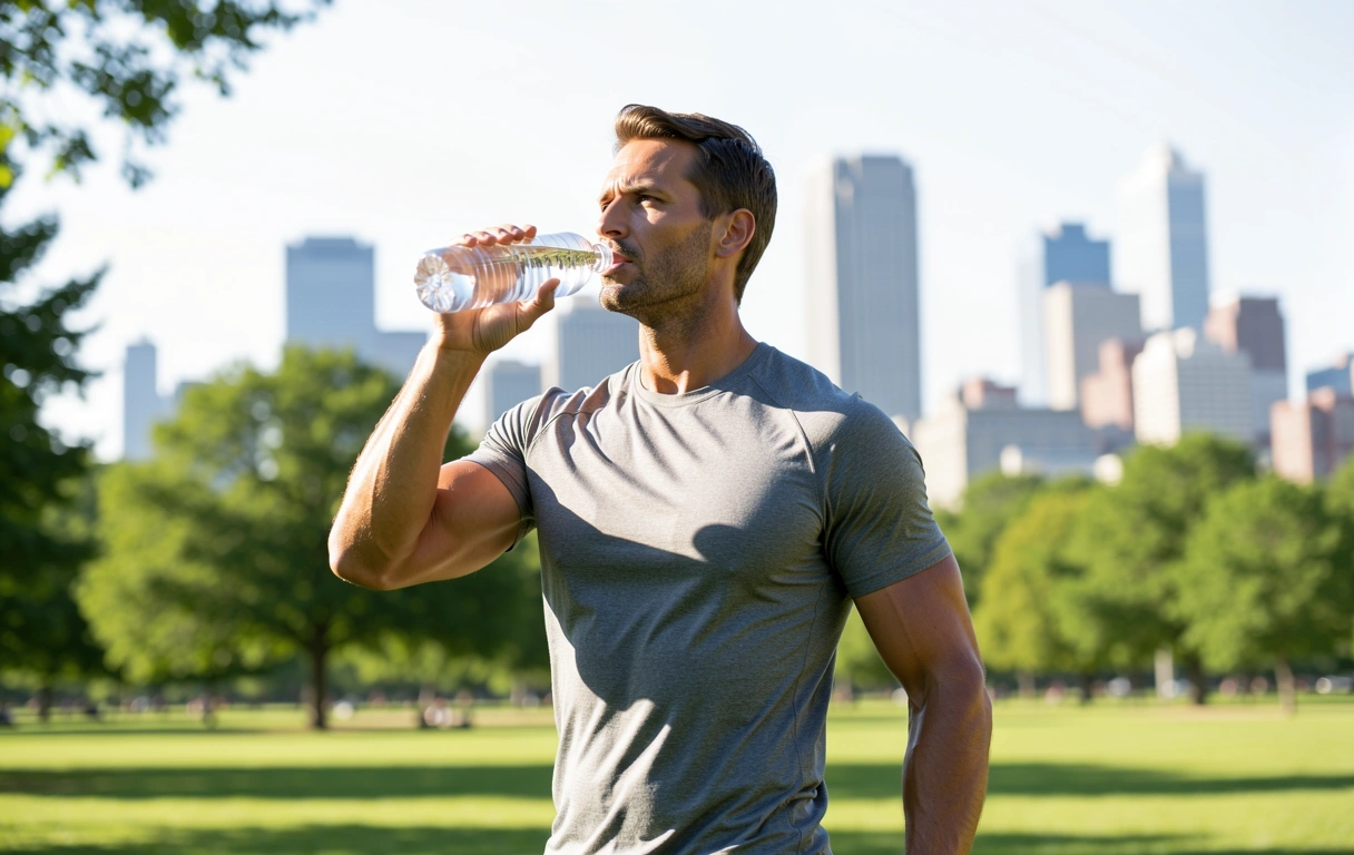 Healthy active lifestyle for men